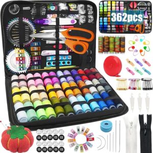 362pcs Sewing Kit, Sewing Set, Premium Sewing Kit Accessories